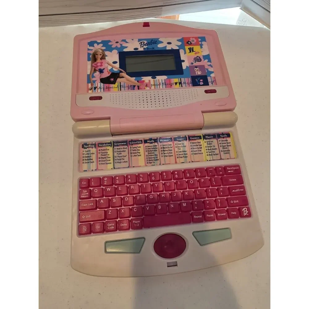 Barbie B-Book Laptop Educational Toy Vintage